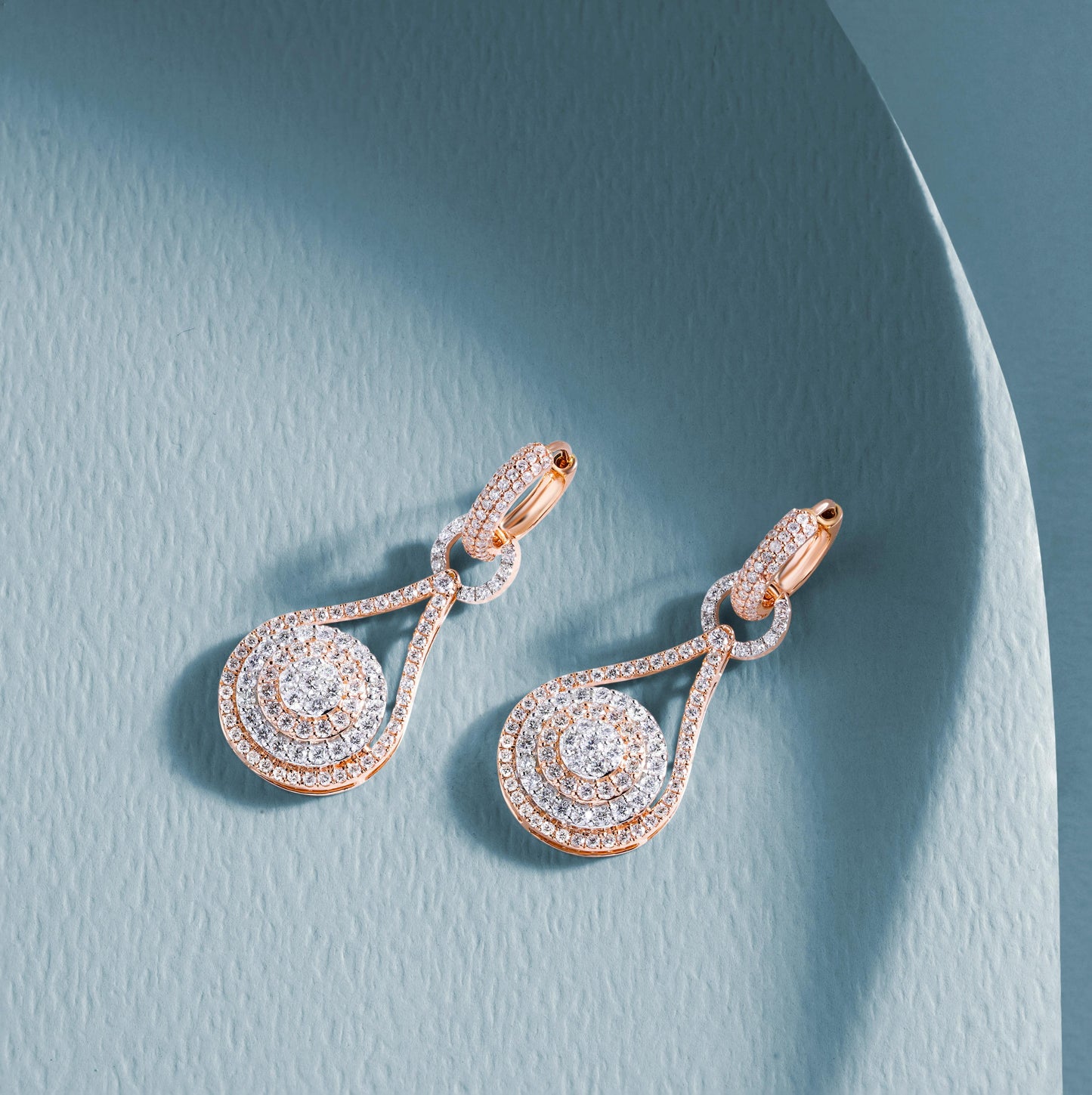 Rose Gold plated earring